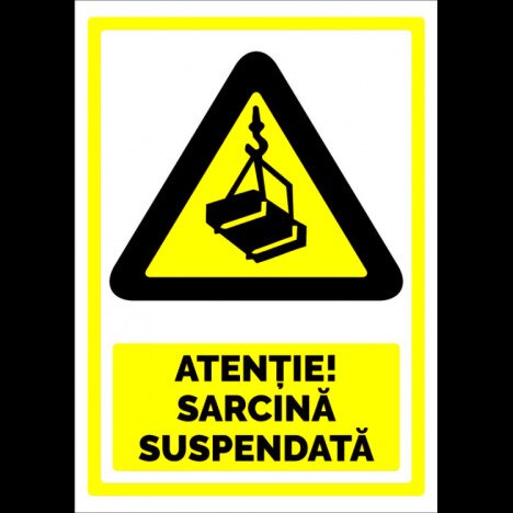 Semn  pentru sarcina suspendata